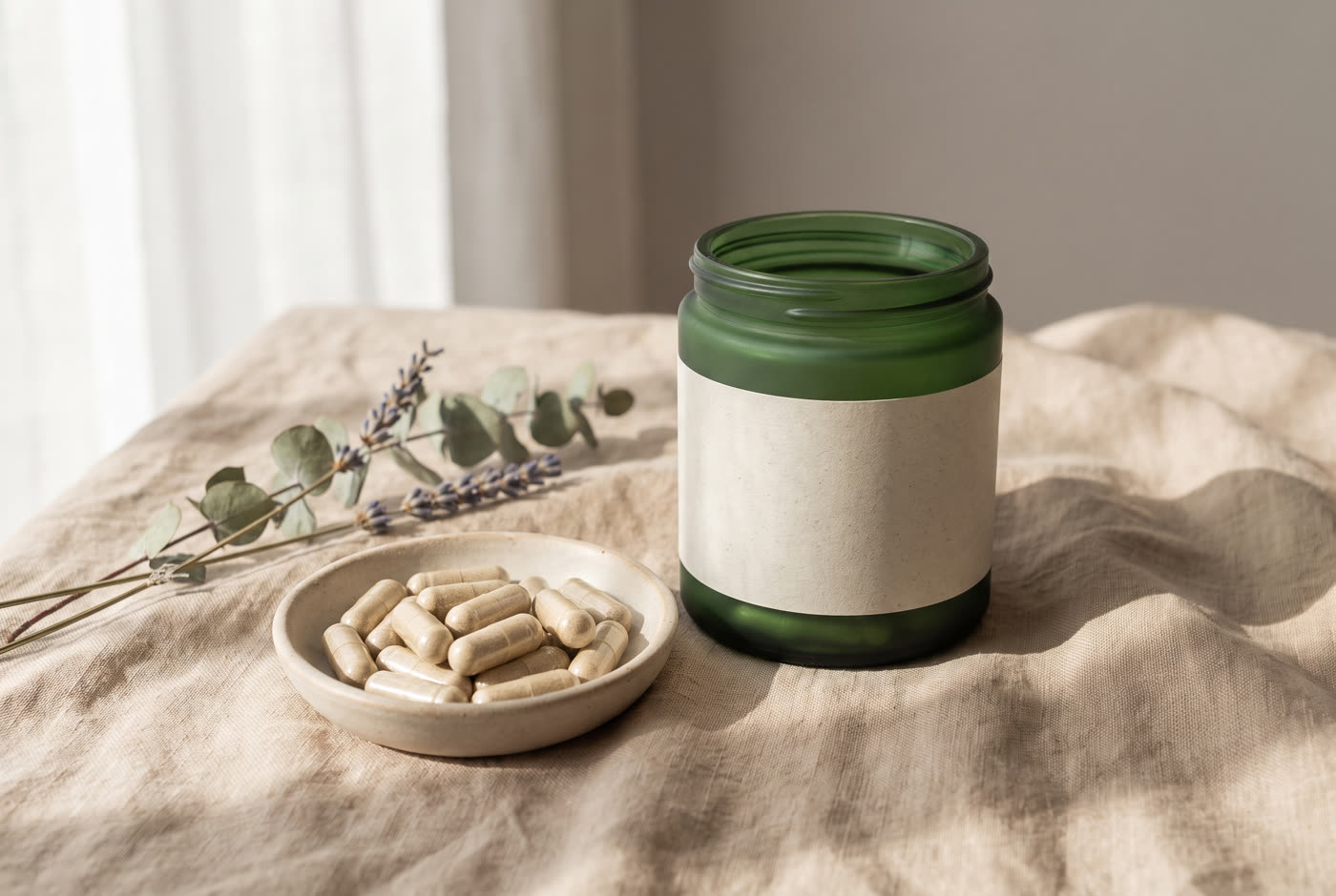 Calmata Ashwagandha KSM-66 — helps the stress, adjacent to the symptoms