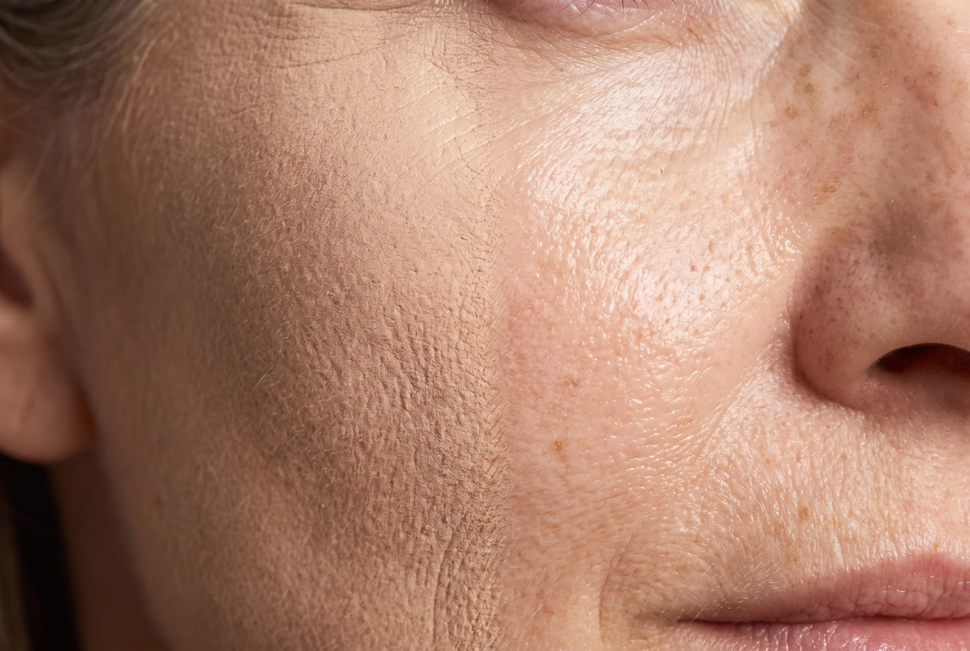 Full-coverage foundation over every inch of your face