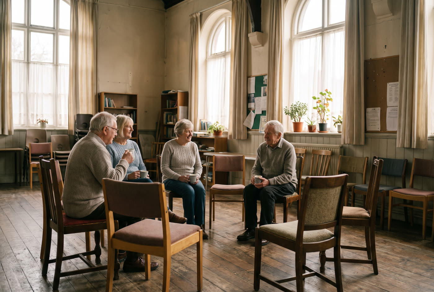 A grief group — later, when you're ready